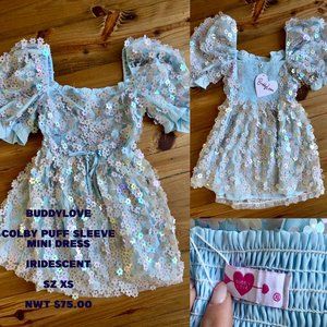 BuddyLove Colby Puff Sleeve Mini NWT